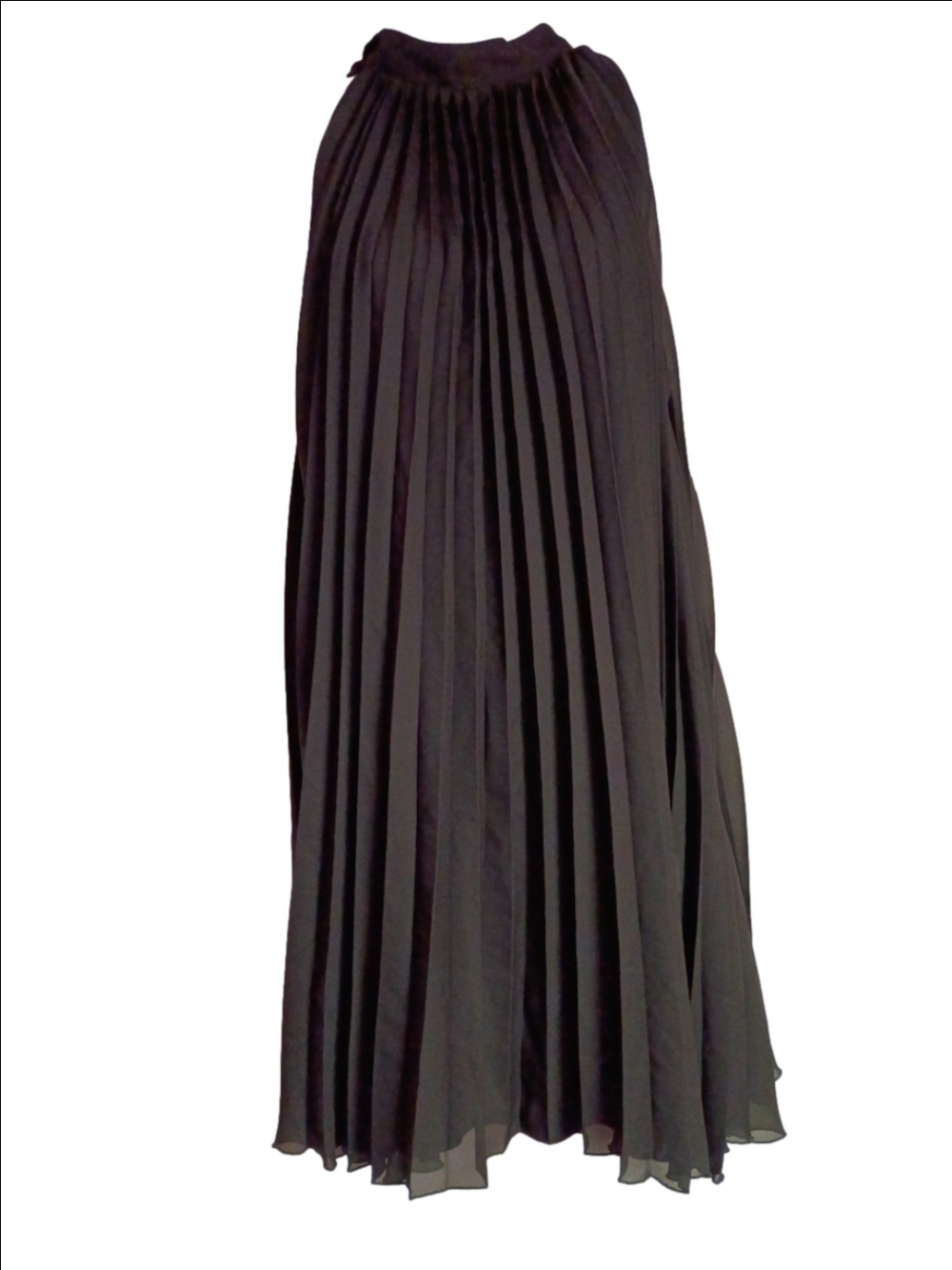 Glamorous Pleated Black Strapless Knee Length